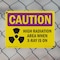 Signmission Radiation & Laser Sign, 7 in H x 10 in W, Plastic, Rectangle OS-2PACK-CR-P-710-L-10173 - alternate 6